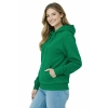 Bluza dresowa damska z kapturem kolor zielony roz.L